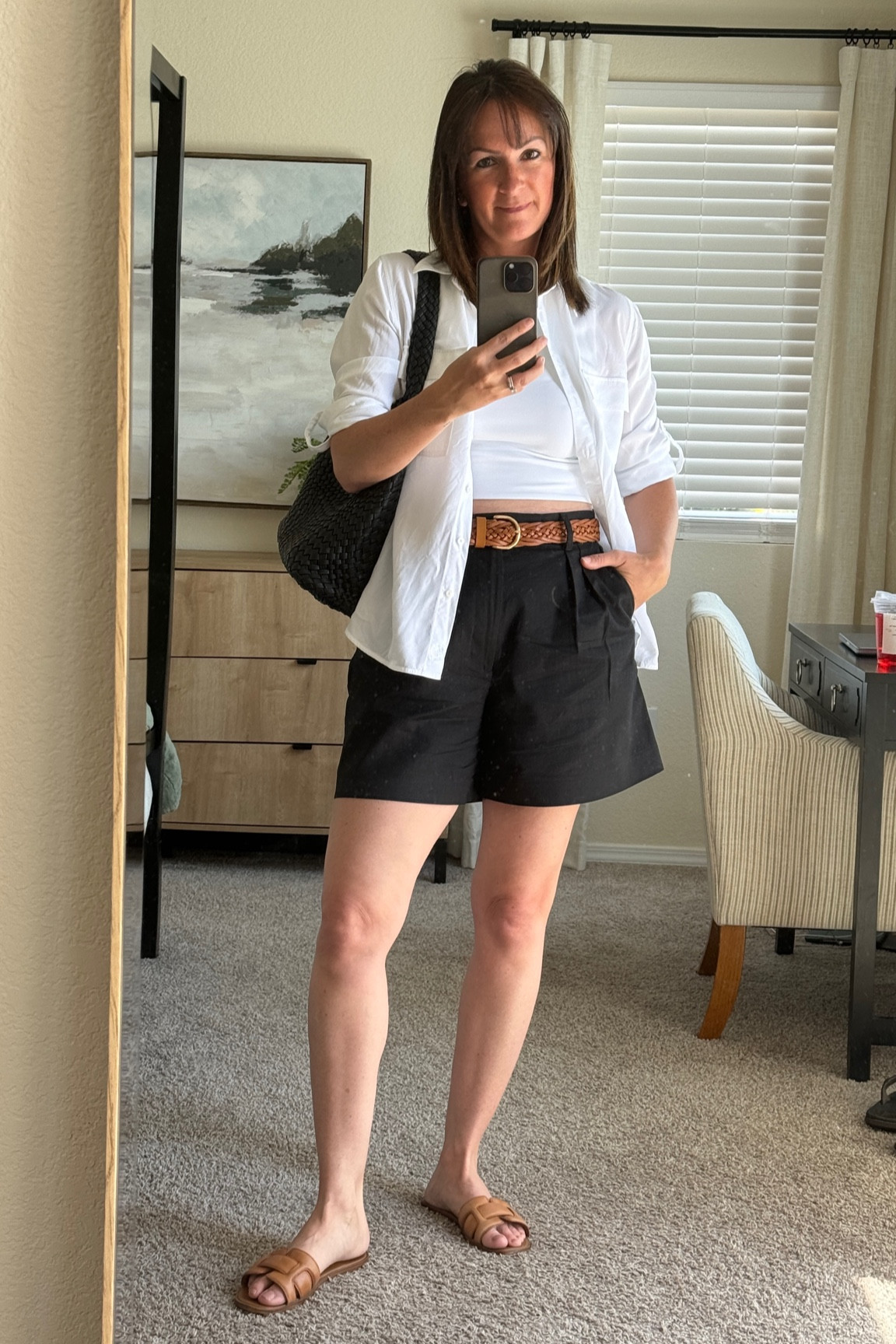 Styling shorts the same way you style pants makes creating summer outfits easy. 

#LTKOver40 #LTKStyleTip #LTKSeasonal