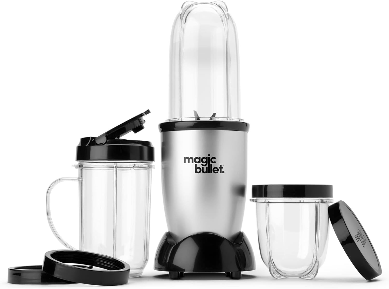 Magic Bullet Blender, Small, Silver, 11 Piece Set | Amazon (US)