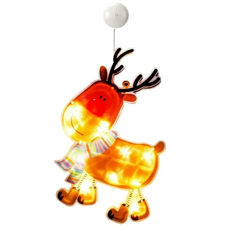 Jikolililili Christmas Window Hanging Lights Warm Light Christmas Window Suction Cup Lamp Led 2022 F | Walmart (US)