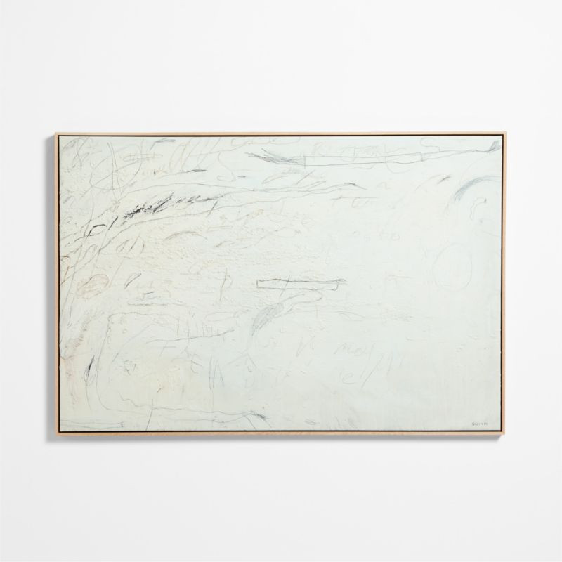 "Examination of the Rose" by Tyler Guinn 60"x40.5" Framed Wall Art Print | Crate & Barrel | Crate & Barrel