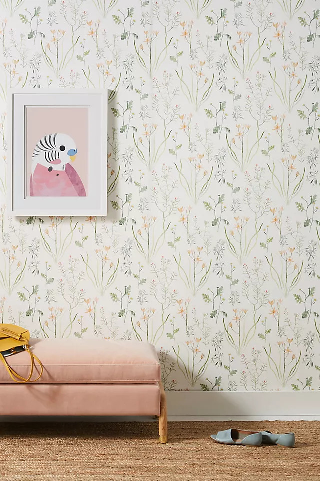 Alpine Botanical Wallpaper | Anthropologie (US)