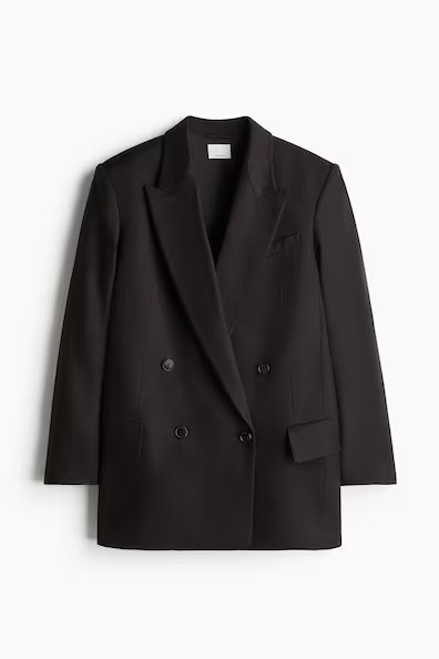 H & M - Linen-Blend Blazer - Brown | H&M (US + CA)