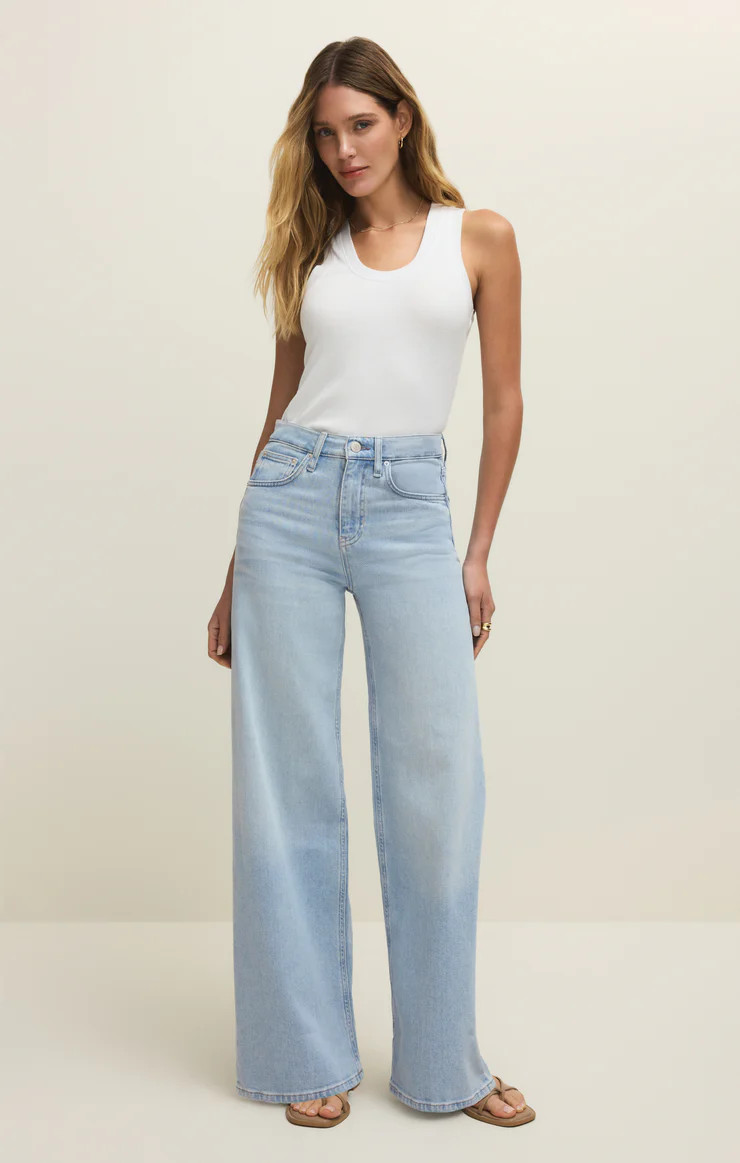 Nova High Rise Wide Leg Denim Pant | Z Supply