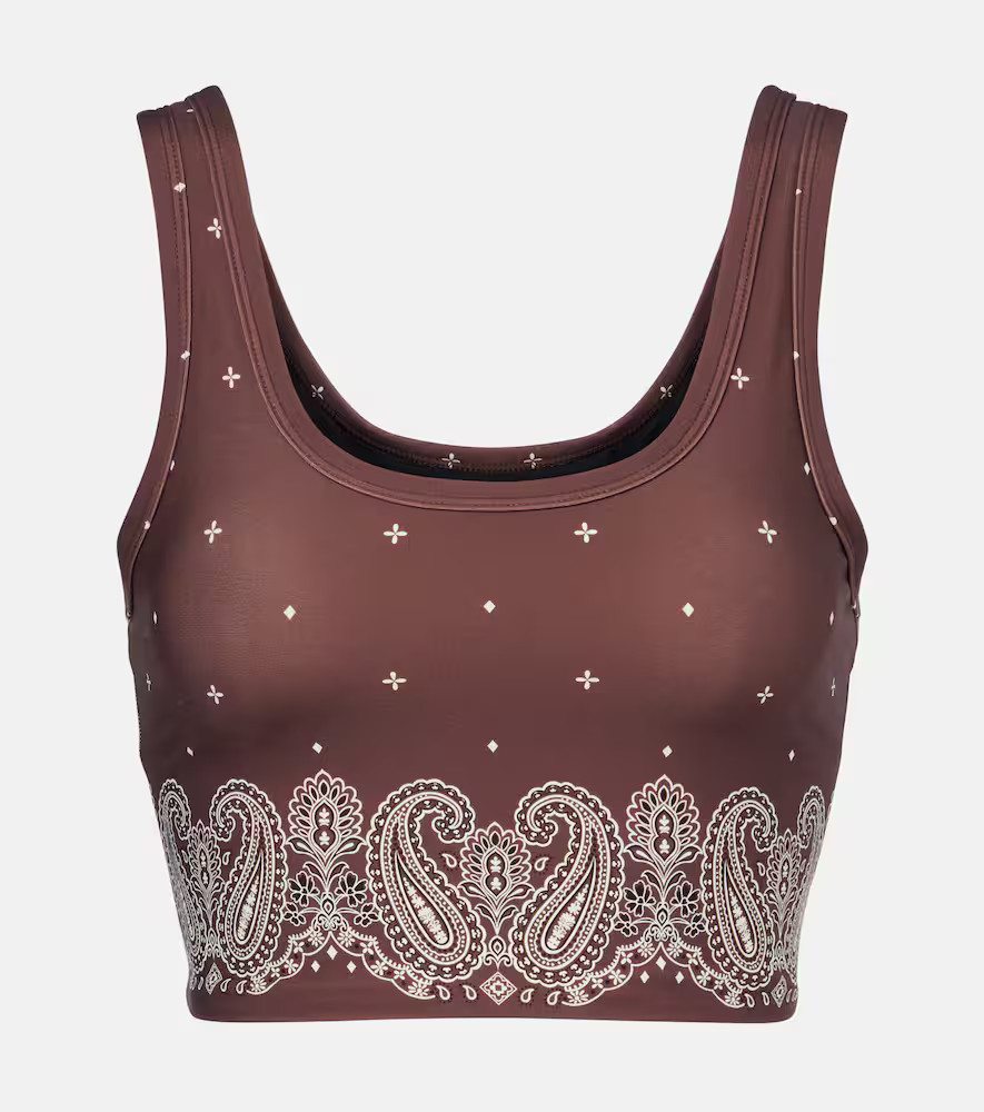 The Upside Mikkola Lou paisley sports bra | Mytheresa (US/CA)