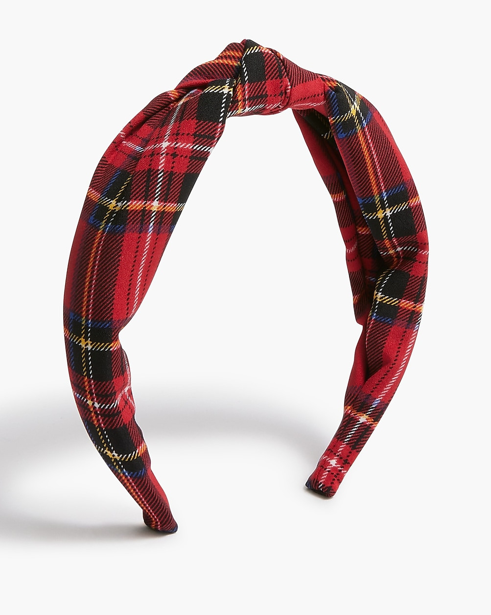 Tartan knot headband | J.Crew Factory