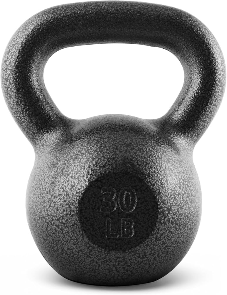 CAP Barbell Cast Iron Kettlebell - Coated Options, Singles and Sets, Multiple Weight Choices | Amazon (US)