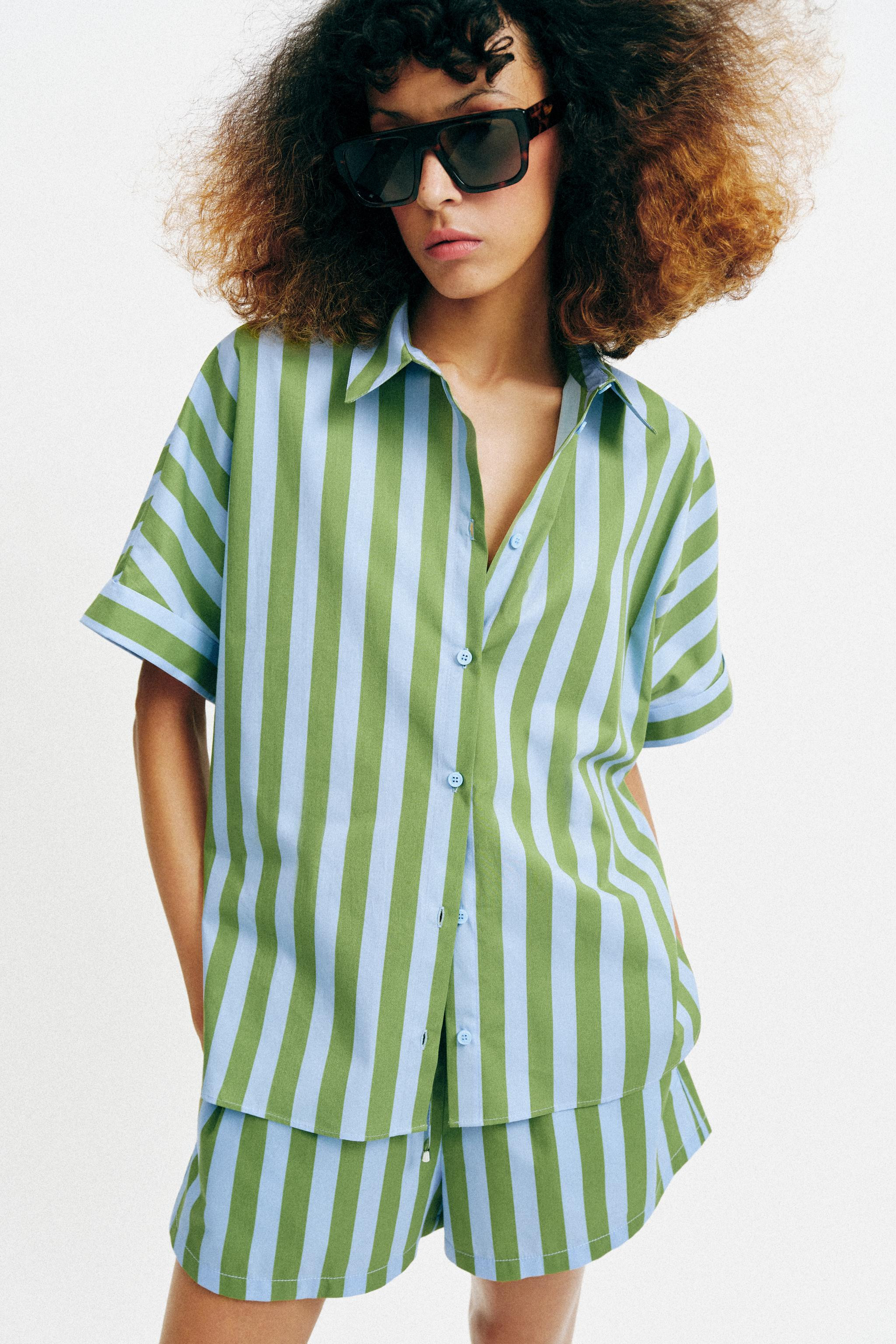 OVERSIZED STRIPED SHIRT | Zara US