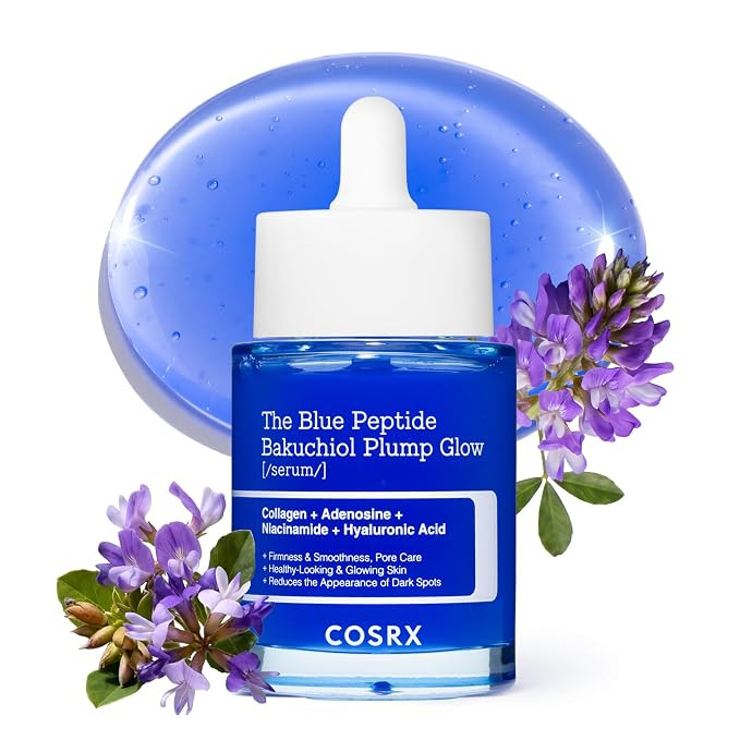 COSRX The Blue Copper Peptide Bakuchiol Serum, Glow & Plumping, 1.69 Fl Oz | GHK-Cu 5 Multi Pepti... | Amazon (US)