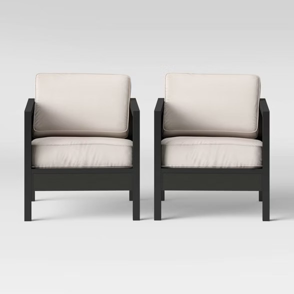 Bryant 2pk Faux Wood Patio Club Chair - Project 62™ | Target