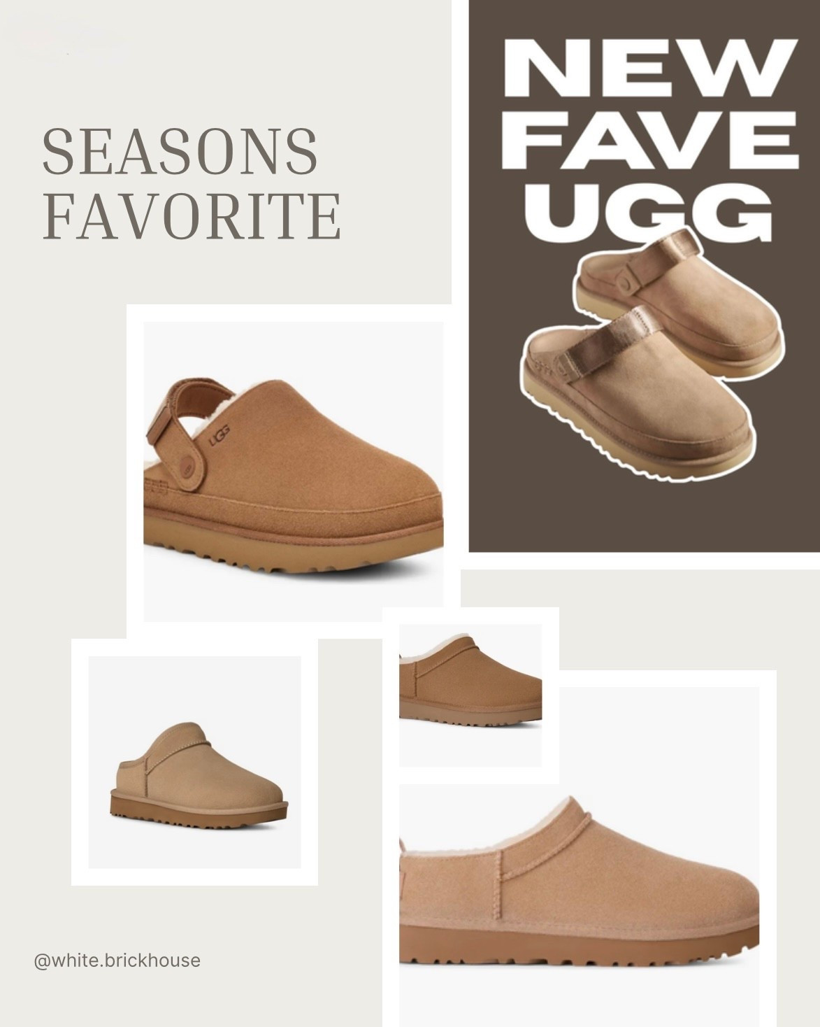 Favorite Uggs for the season 
Mini Uggs 
Ugg slippers 
Clog Uggs 

#LTKSaleAlert #LTKGiftGuide #LTKCyberWeek