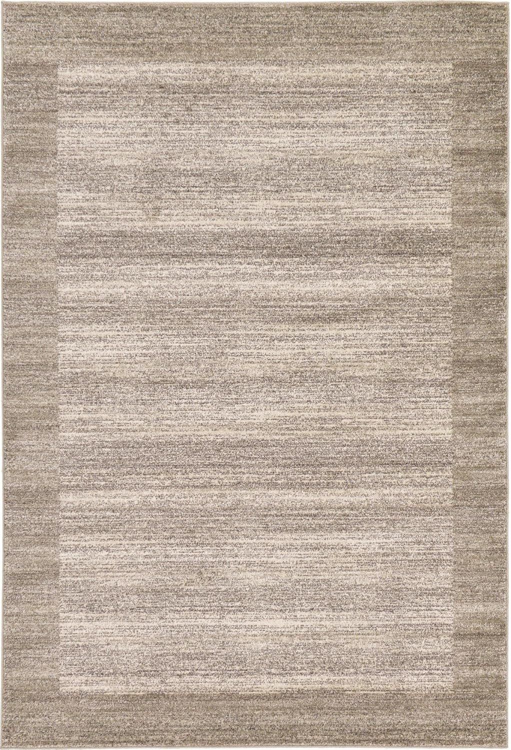 Rugs.com Angelica Collection Rug – 6' x 9' Beige Medium Rug Perfect for Bedrooms, Dining Rooms,... | Amazon (US)