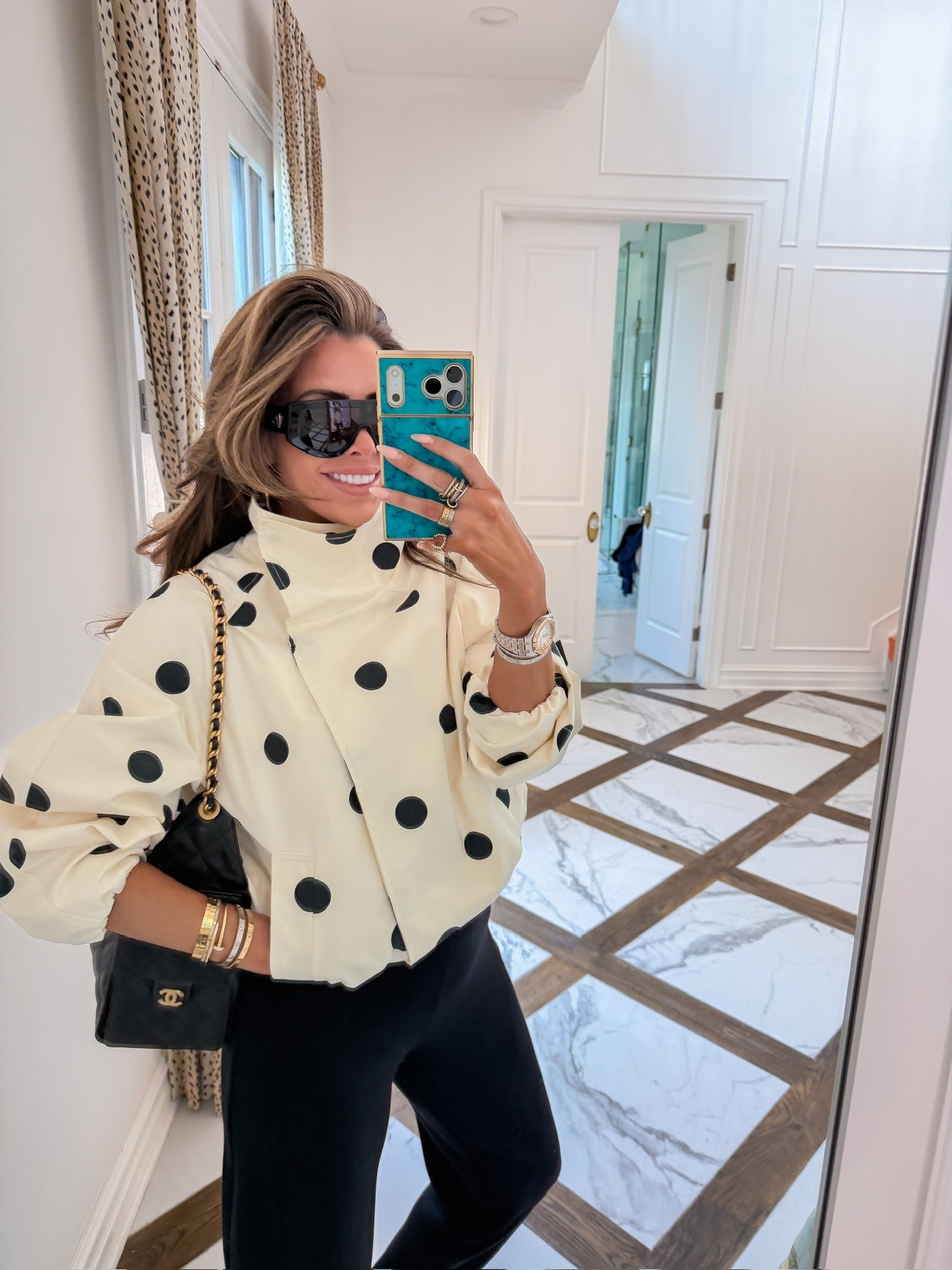 Wearing an XS in this fun polka dot jacket!! 🖤

Zara fashion, Zara finds, Summer outfits, Work outfits, Gucci sunglasses, Gemme Beauty, Emily Gemma

#LTKdayinmylife #LTKootd #LTKSeasonal