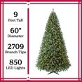 9 ft Pre-Lit Woodlake Spruce Artificial Christmas Tree with 850 Color-Changing LED Lights and Sta... | Walmart (US)