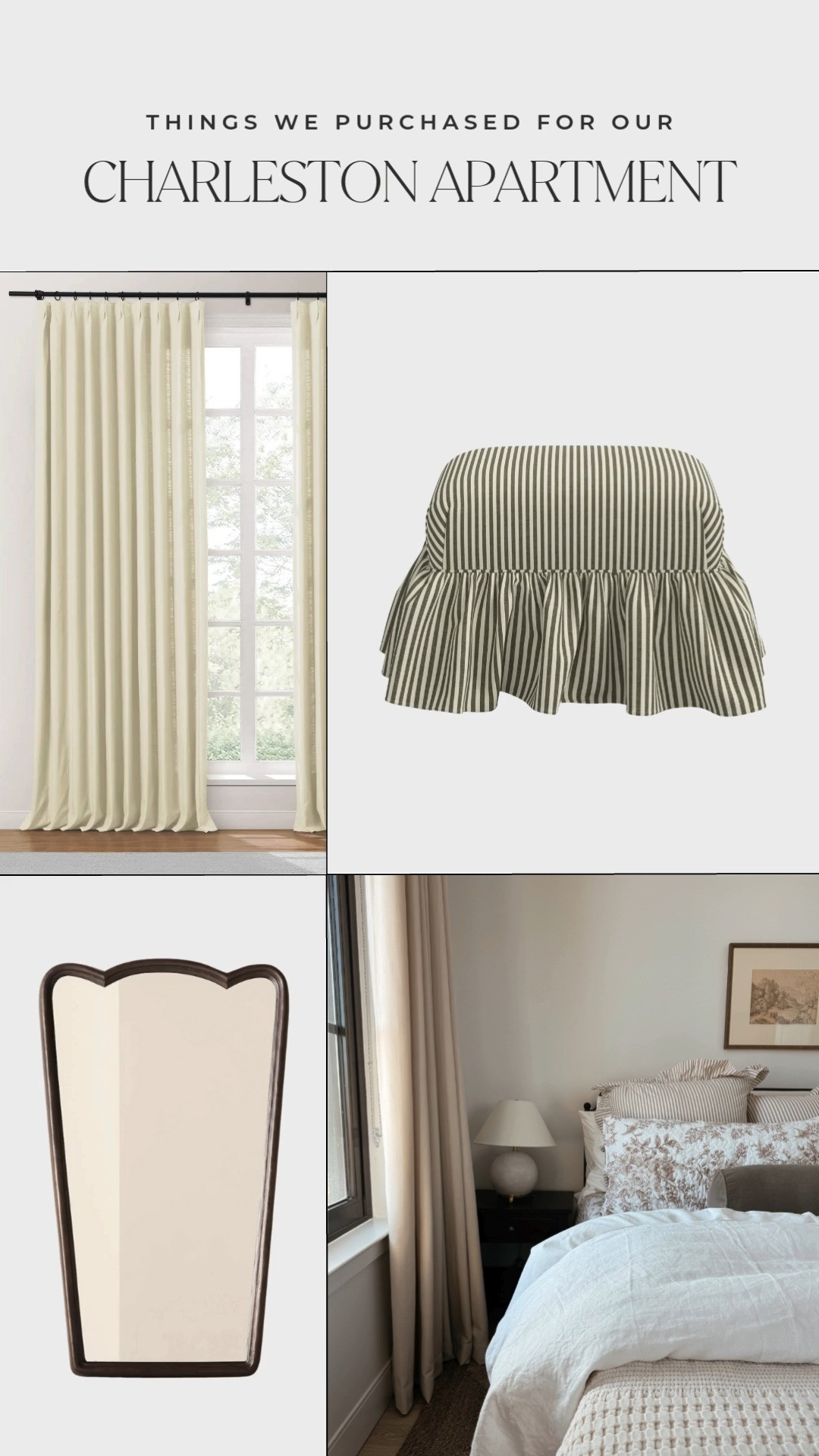 Some of the furniture and decor pieces we purchased for our new apartment in Charleston! 

 #LTKHome