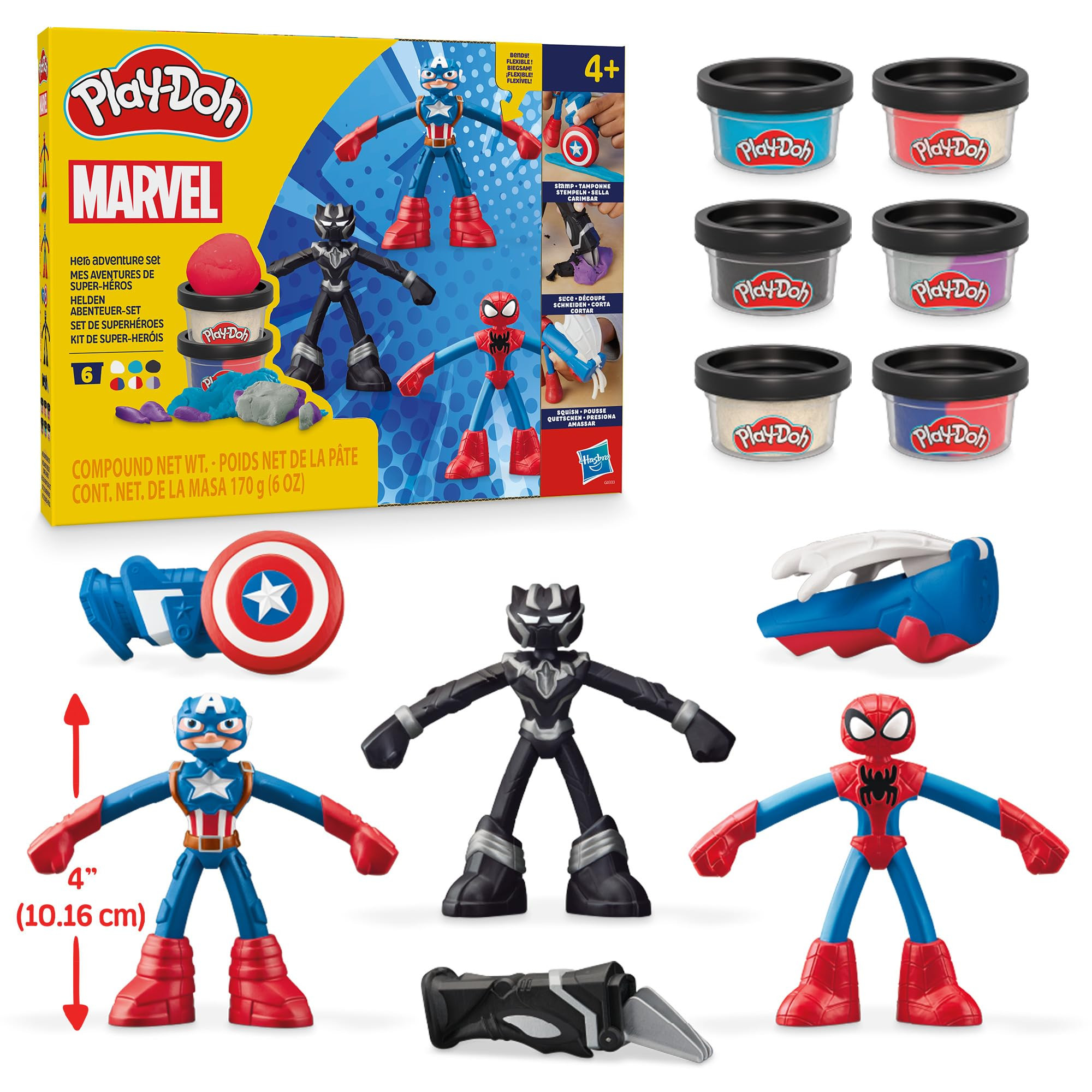 Play-Doh Marvel Hero Adventure Action Figure Playset | Amazon (UK)