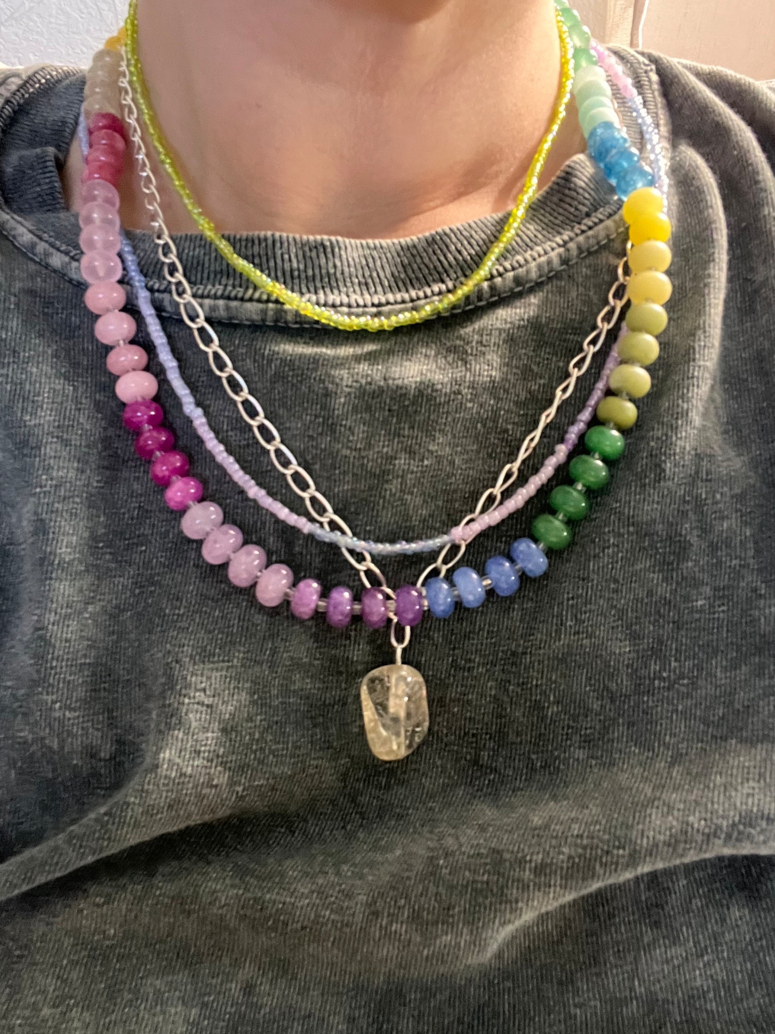 DIY necklace stack 

#LTKBeauty #LTKStyleTip #LTKSummerEdit