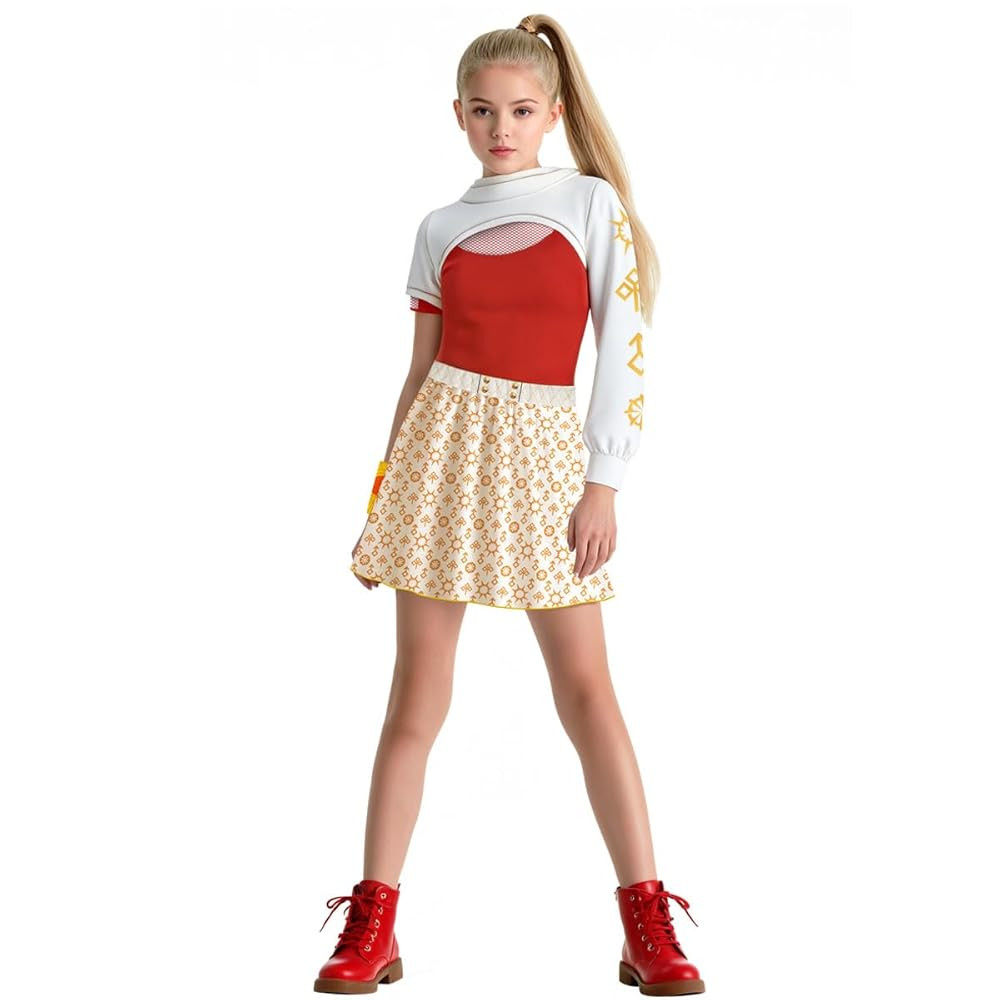 Kids Girls Zombies Character Costume with Wristband, 4-14 Years | Amazon (US)