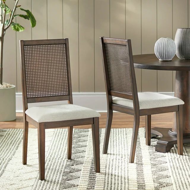 Simple Living  Westbury Traditional Cane Dining Chair (Set of 2) | Walmart (US)