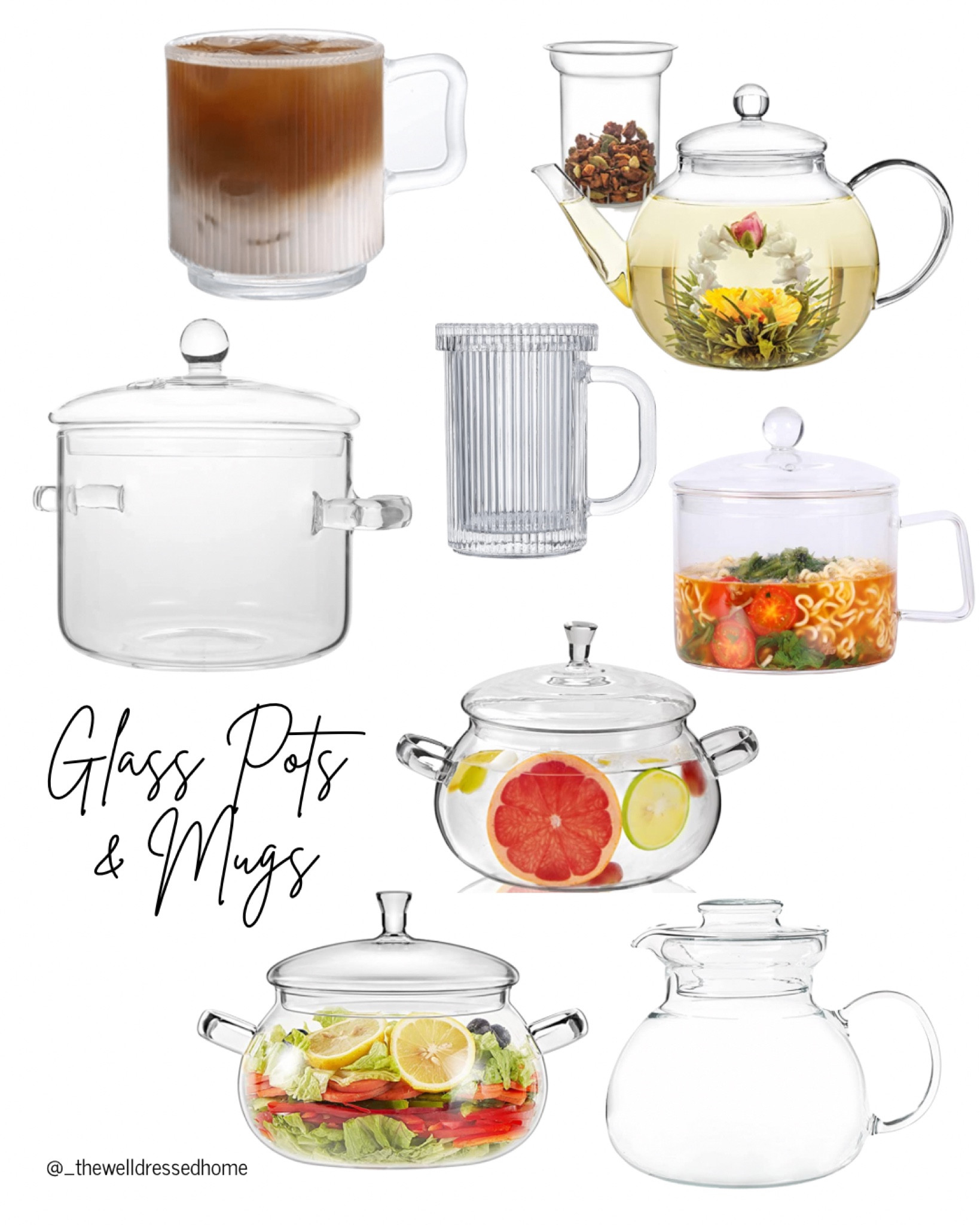 Glass pots for the stove and beautiful glass mugs

#LTKhome #LTKGiftGuide #LTKSeasonal