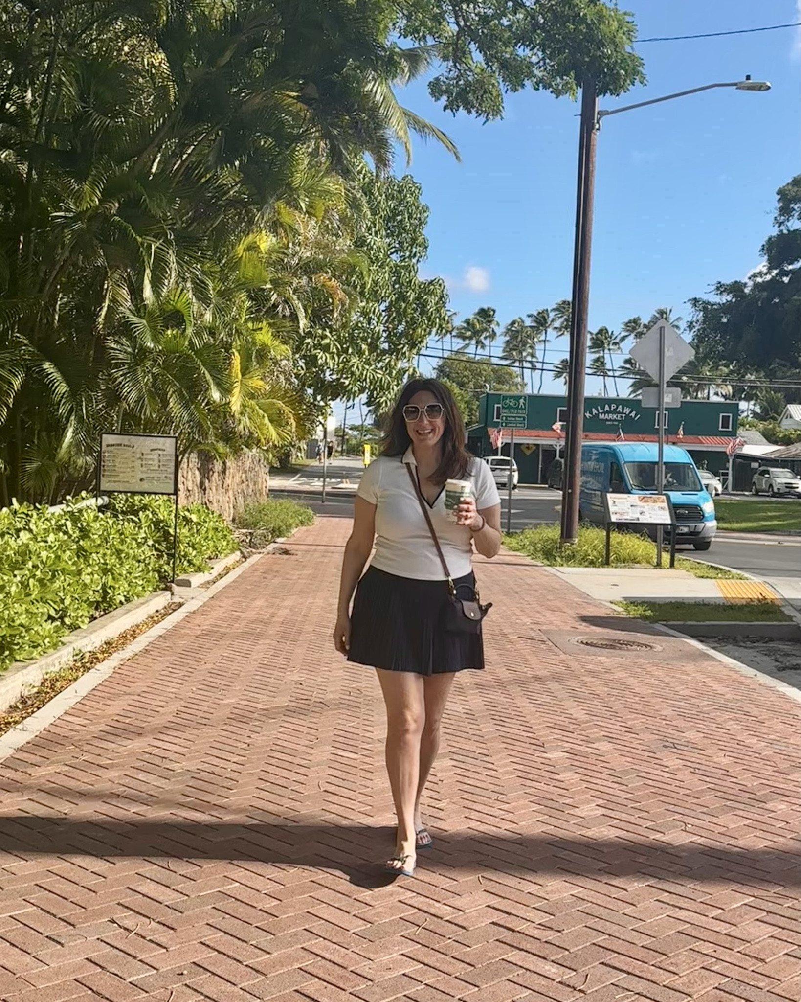 Versatile easy outfit that worked for so many different activities throughout the day from beach town in the morning to hiking in the afternoon. Wearing an M in the tennis skirt.  

#LTKover50style #LTKmidsize #LTKfitness