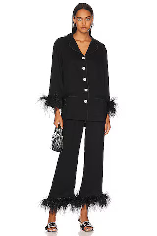 Party Pajama Set with Double Feathers
                    
                    Sleeper | Revolve Clothing (Global)