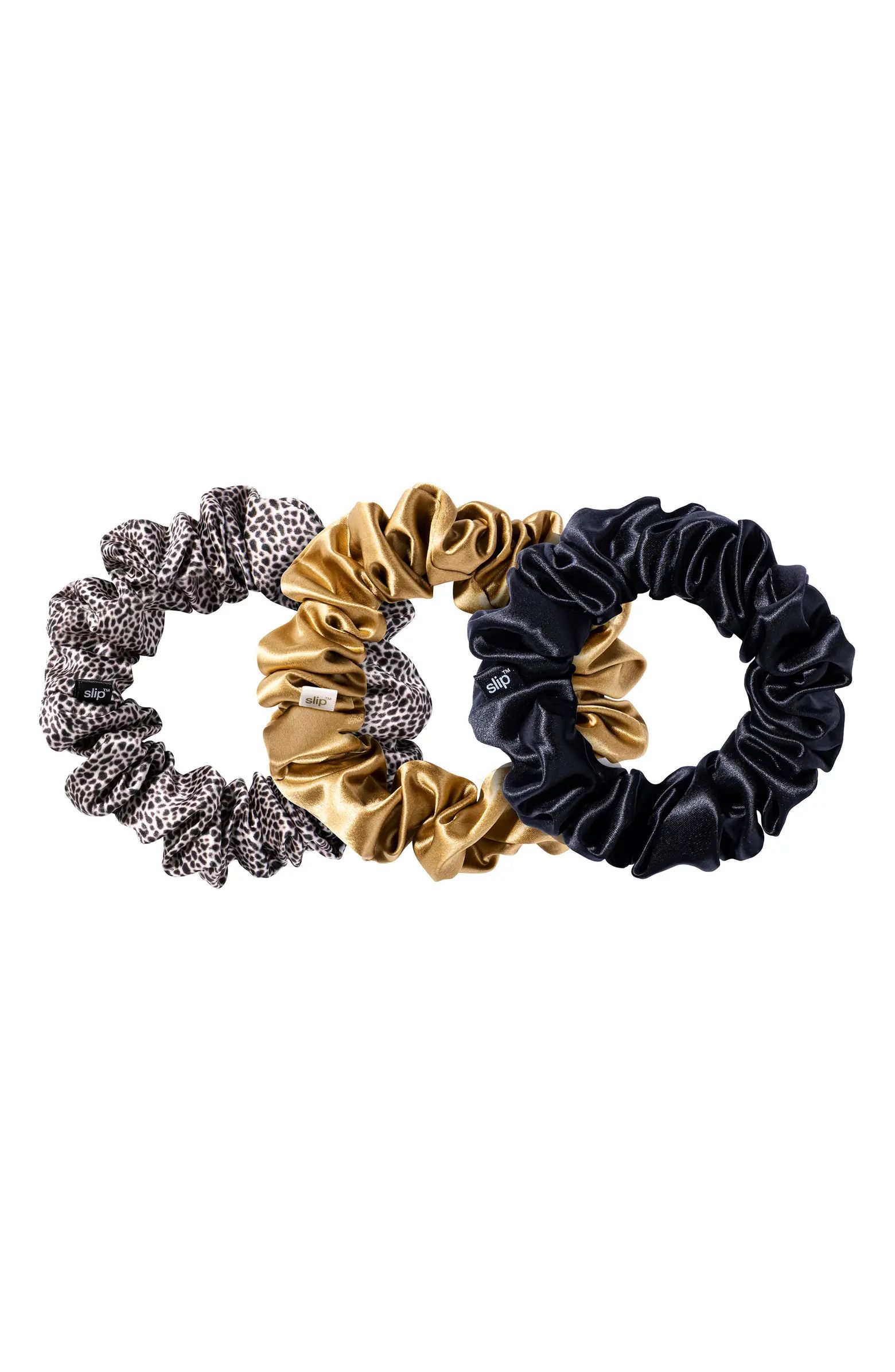 slip Pure Silk 3-Pack Scrunchies | Nordstrom | Nordstrom