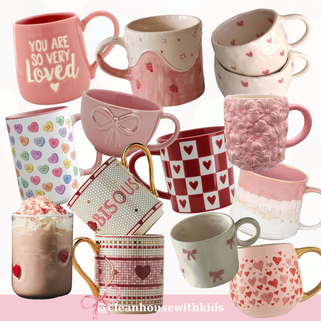 Valentines Day Mugs | Pink Mugs | Heart Mugs | Mugs | Gifts for Her | Valentines Day Gifts | Anthropologie Mugs | Heart Glasses | Conversation Hearts | XOXO | Bows | Mug 

 #LTKGiftGuide #LTKHoliday #LTKSeasonal