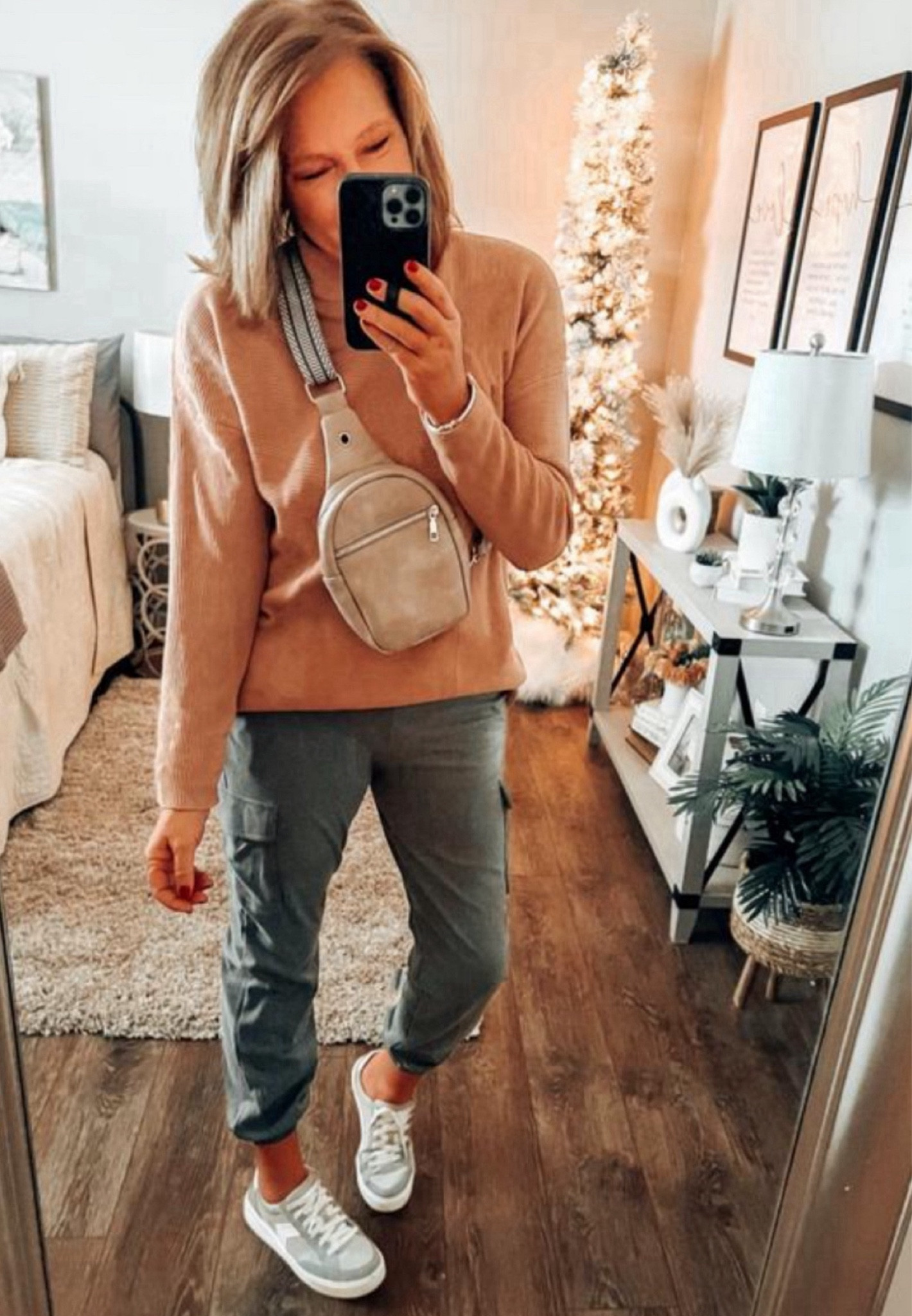 Cozy outfit alert 🚨 This mock neck top is on sale 38% off , fits tts, comes in more colors. Styled with cargo soft joggers from Target and gray sneakers from DSW. 

fall outfit, casual outfit, sweaters, pullovers, joggers, thanksgiving outfit, sneakers, gift ideas, amazon finds, Amazon fashion, best sellers, over 40 fashion, sale, Black Friday 

#LTKsalealert #LTKfindsunder50 #LTKstyletip

#LTKxPrimeDay #LTKFindsUnder50 #LTKSaleAlert

#LTKStyleTip #LTKSaleAlert #LTKFindsUnder50