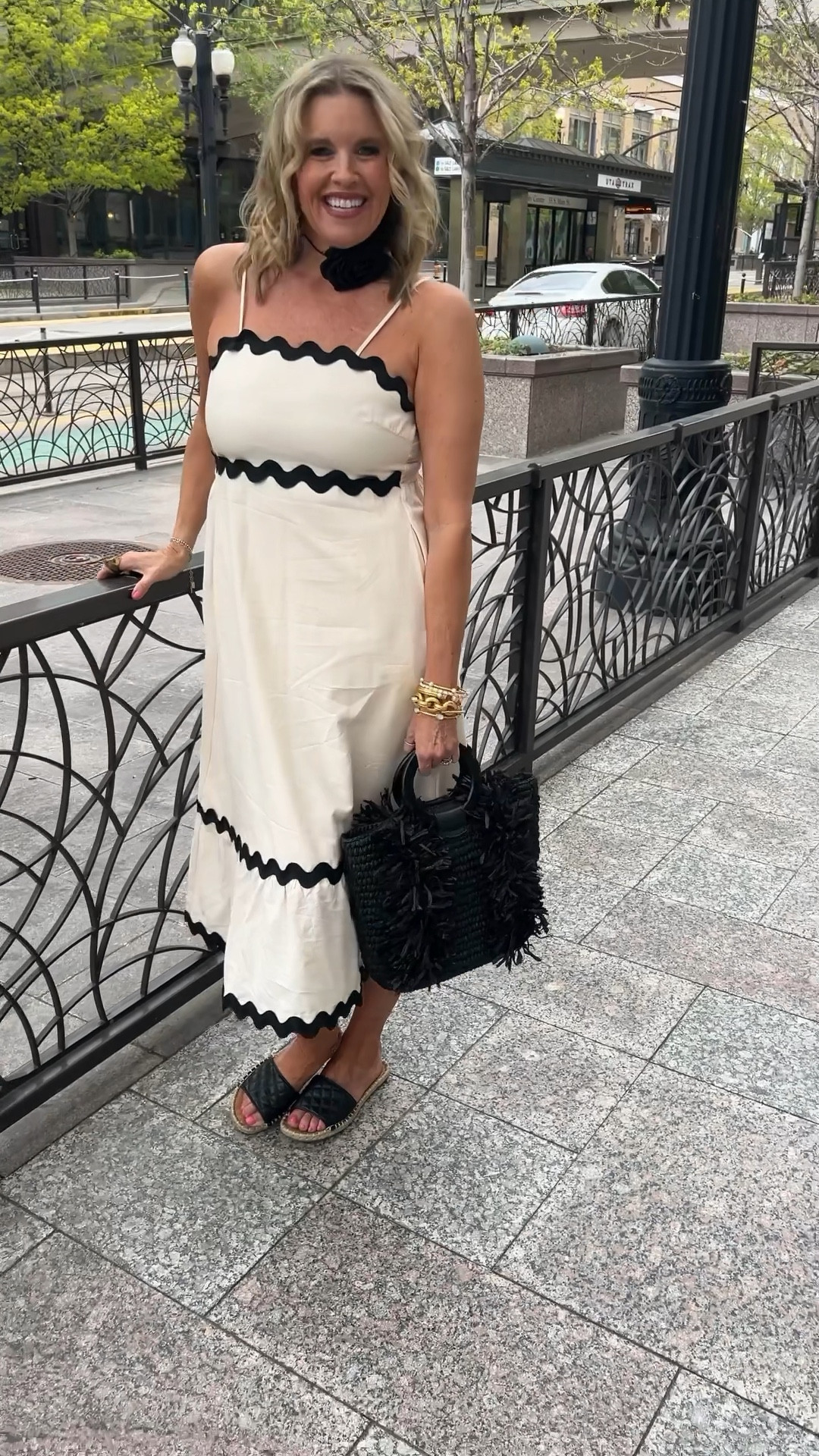 Spring Ric-Rack Dress under $50
With other color options under $40

Perfect for Vacation- Spring Social Season- Brunch

Available in several color Options, fits True to Size, can be styles casual or dressed up.

 Paired with 
-A raffia black summer bag this one is Chicos (lined similar) 
-black quilted slide sandal these are old- linked similar
-Jewlery by Julie Voz
-neck Rose a Amazon find in a 4 pack and under $20


#LTKOver40 #LTKFindsUnder50 #LTKWatchNow