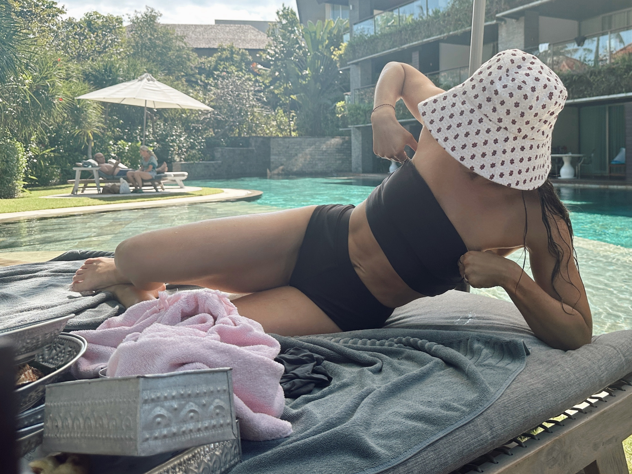 Bali poolside 

#LTKtravel #LTKswim #LTKfamily