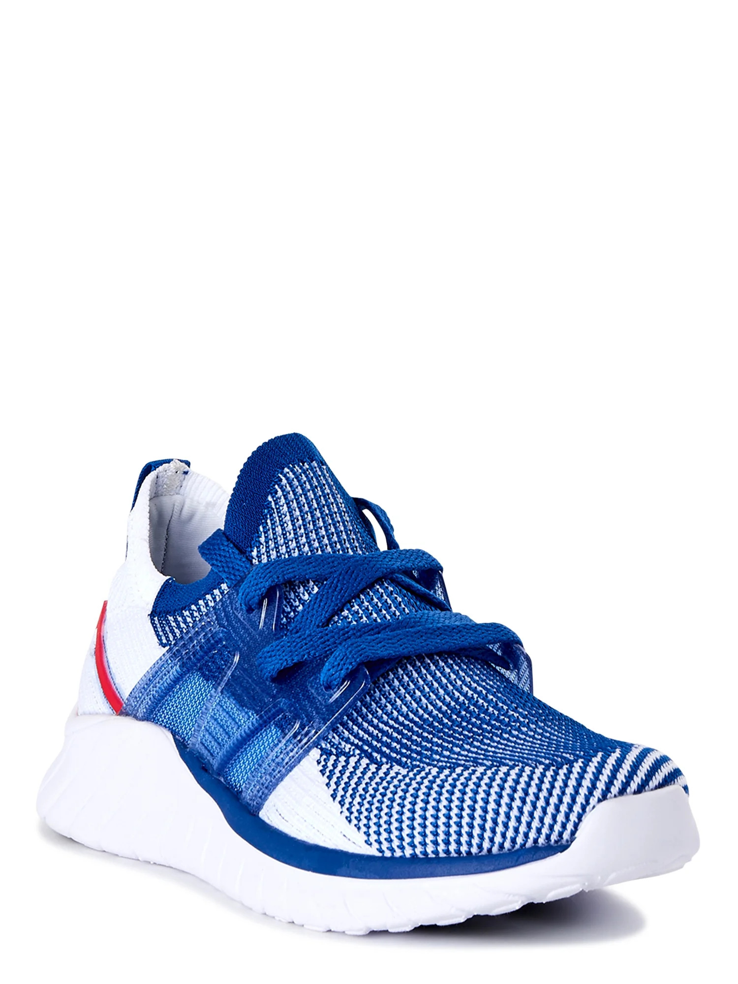 Athletic Works Little & Big Boys Knit Cage Athletic Sneakers, Sizes 13-6 | Walmart (US)