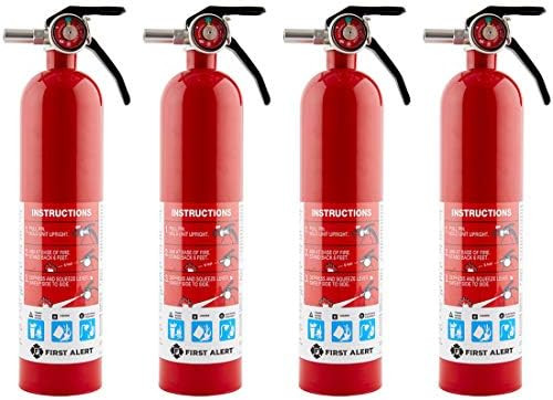 First Alert HOME1 Rechargeable Standard Home Fire Extinguisher UL Rated 1-A:10-B:C, Red | Amazon (US)