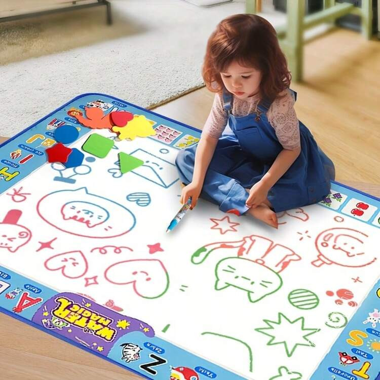 [Magical Watercolor Painting Mat] Portable Reusable Watercolor Painting Mat | Suitable For Childr... | SHEIN