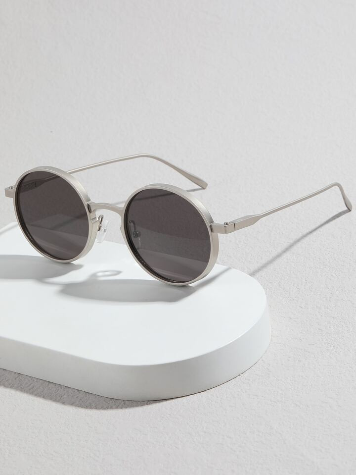 Europeu E Americano Estilo Punk Óculos De Sol Redondos Para Mulheres , Liga De Zinco Moda De Rua... | SHEIN