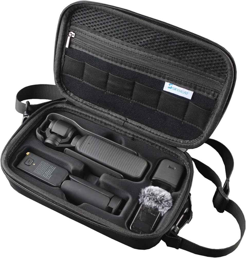Skyreat Osmo Pocket 3 Case, Portable PU Storage Protective Bag for DJI Osmo Pocket 3 Creator Comb... | Amazon (US)