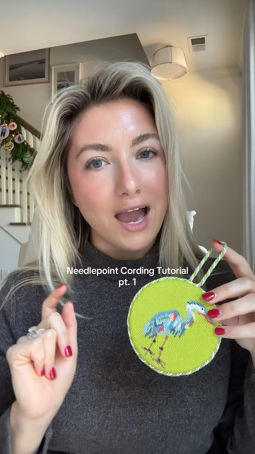 How I make my needlepoint cording! 🪡🧵

#LTKHome