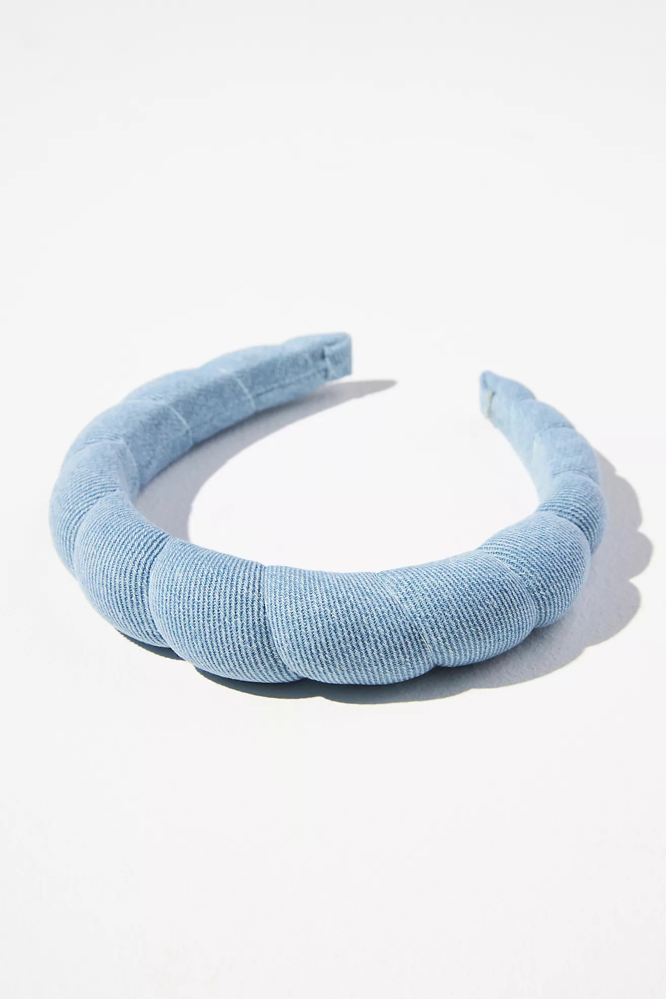 Denim Puff Twist Headband | Anthropologie (US)