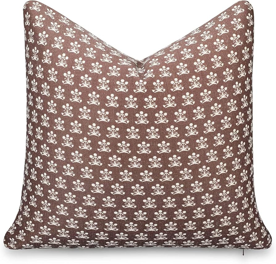Crumbs Home Modern Farmhouse California Casual Indoor Outdoor Throw Pillow Cover, 22"x22" Water R... | Amazon (US)