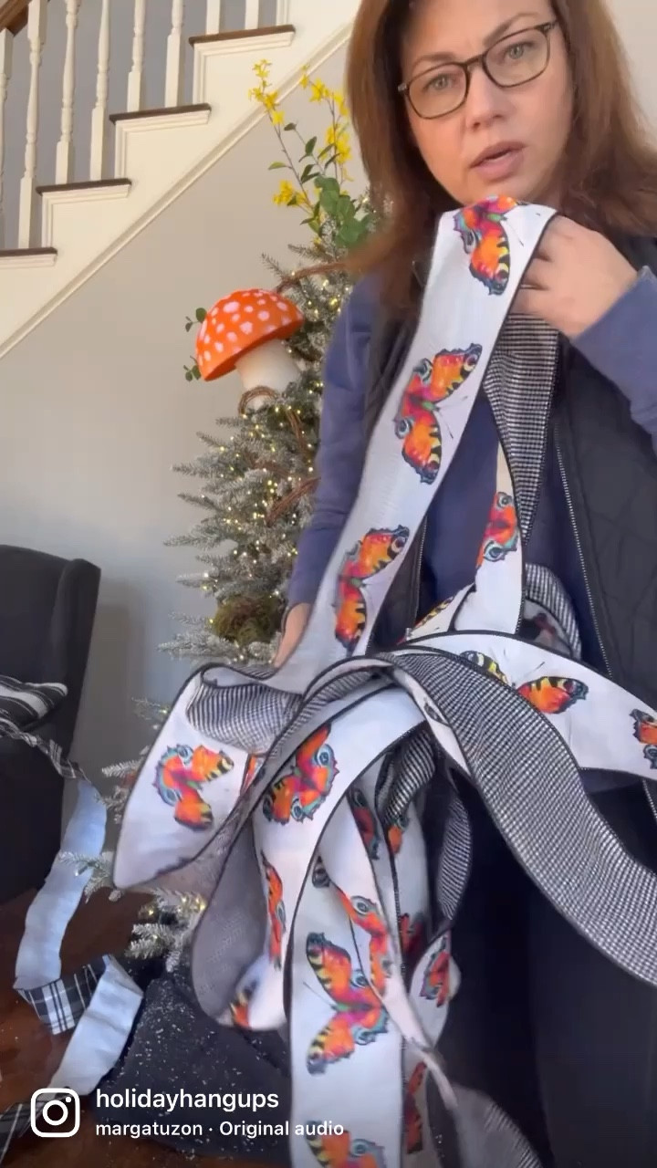 I love this gorgeous spring butterfly ribbon!  Wired, 4inches, in a 10 yard roll.  

#LTKhome #LTKSeasonal #LTKunder50