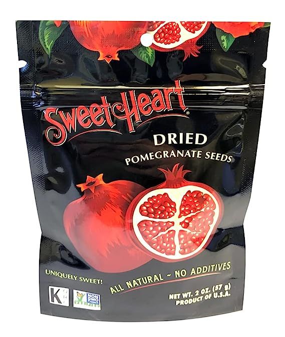 2 Oz. Sweetheart Dried Pomegranate Seeds | All Natural, No Sugar Added | 100% Fruit | Non-GMO | V... | Amazon (US)