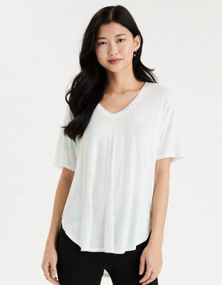 AE Soft & Sexy V-Neck T-Shirt | American Eagle Outfitters (US & CA)