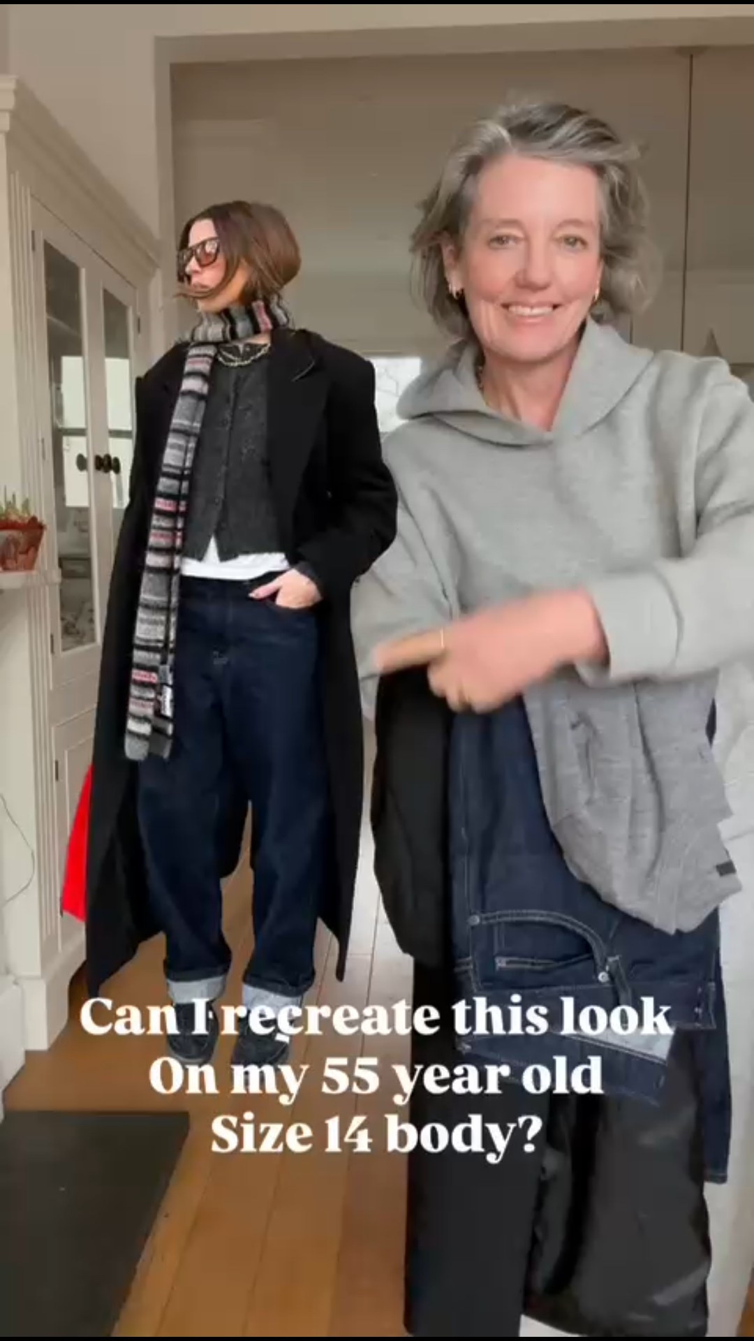 Recreating Pinterest Looks on my 55 year old Size 14 Body 
Tee size large
Cardigan size Large 
Jean’s size 29/31
Coat old similar linked


LTJ Jeans, Grey Knitwear, Black Longline Coat, Striped Scarf

#LTKeurope #LTKjeans #LTKuk