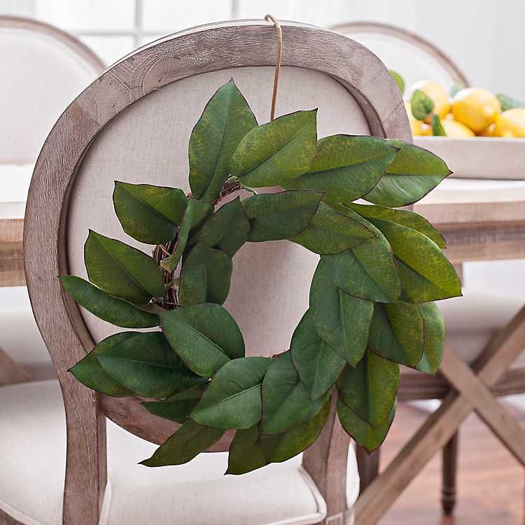 Mini Traditional Magnolia Leaf Wreath | Kirkland's Home