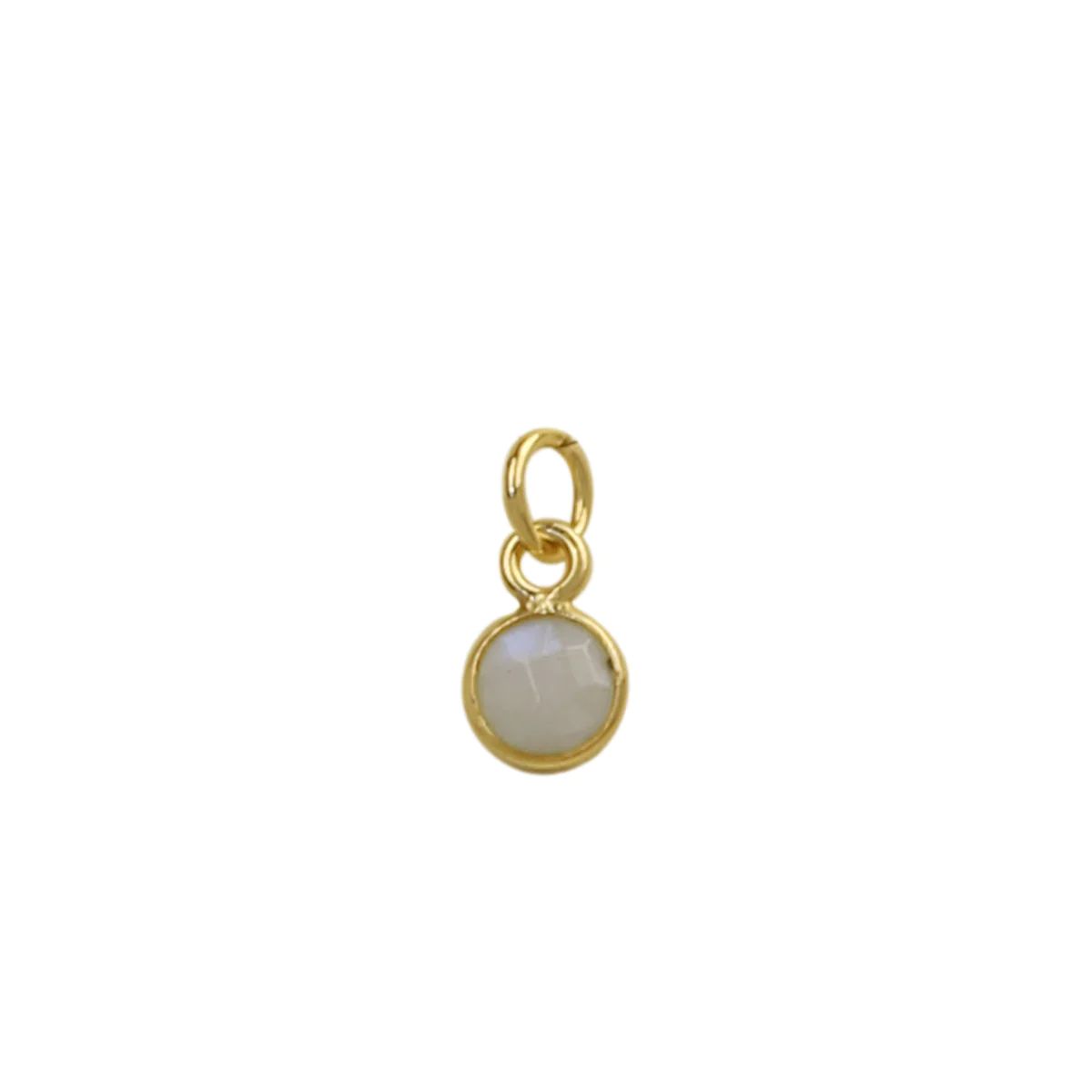 Tiny Moonstone Charm | Parpala Jewelry