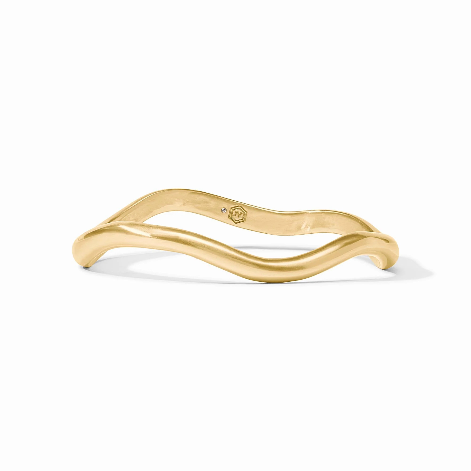 Wave Gold Bangle | Julie Vos