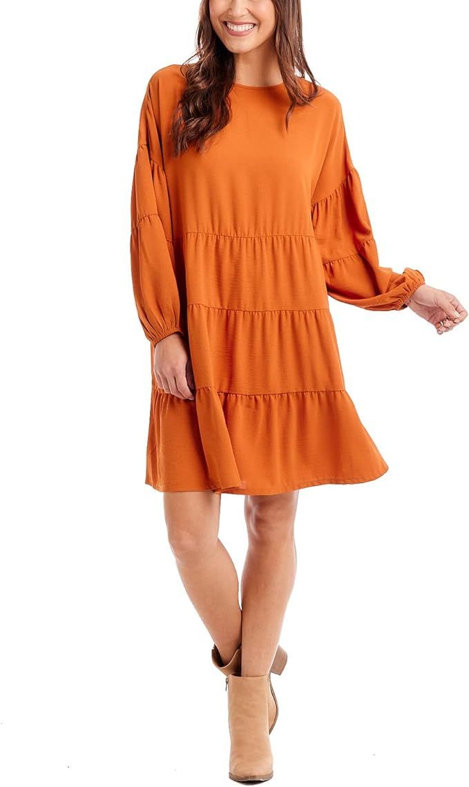 Mud Pie Women's Dallas Tiered Dress | Amazon (US)