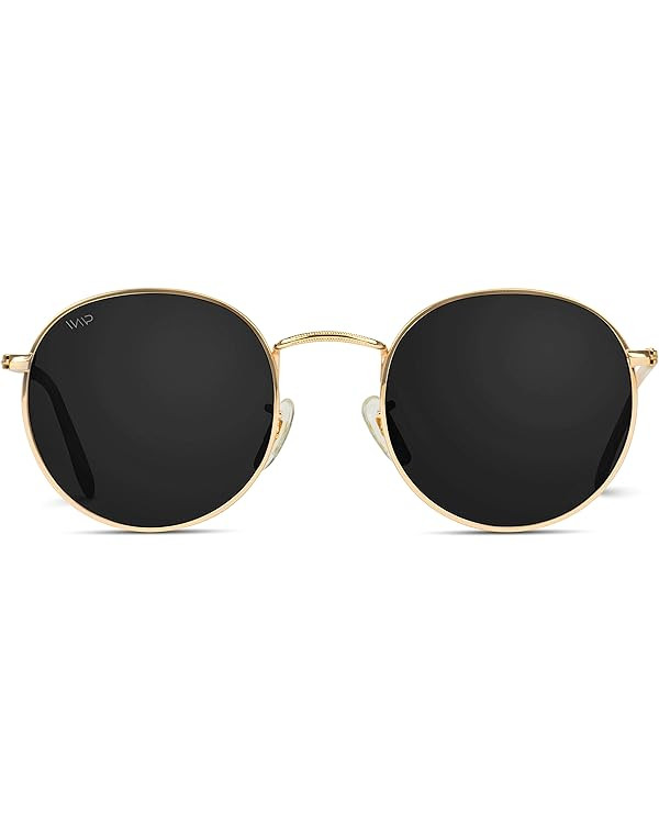 WearMe Pro - Reflective Lens Round Trendy Sunglasses | Amazon (US)