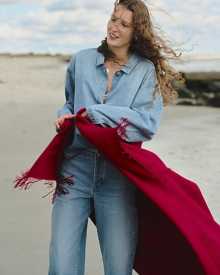 Chambray popover shirt | J. Crew US