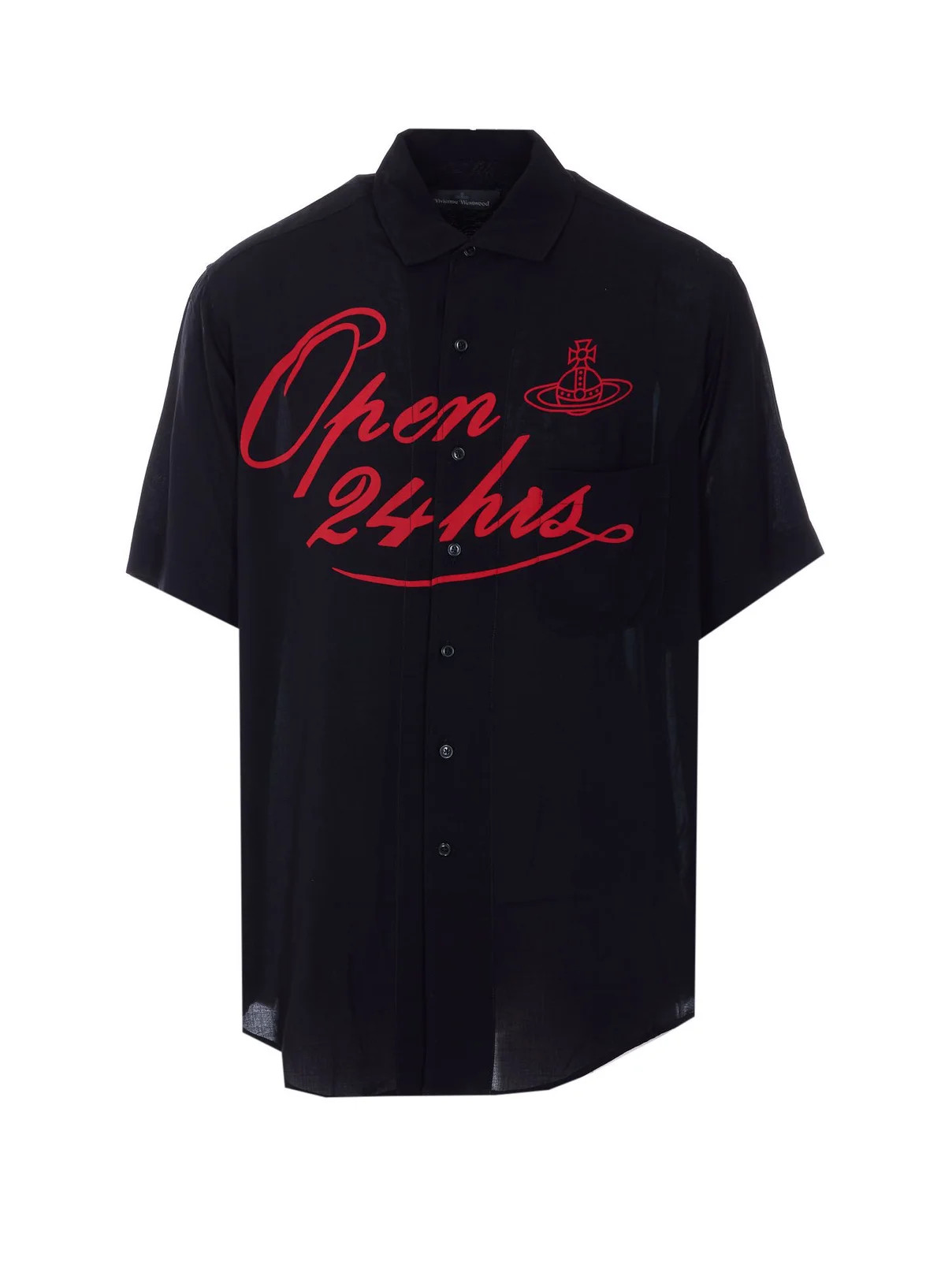 Vivienne Westwood Logo Printed Buttoned Shirt | Cettire Global