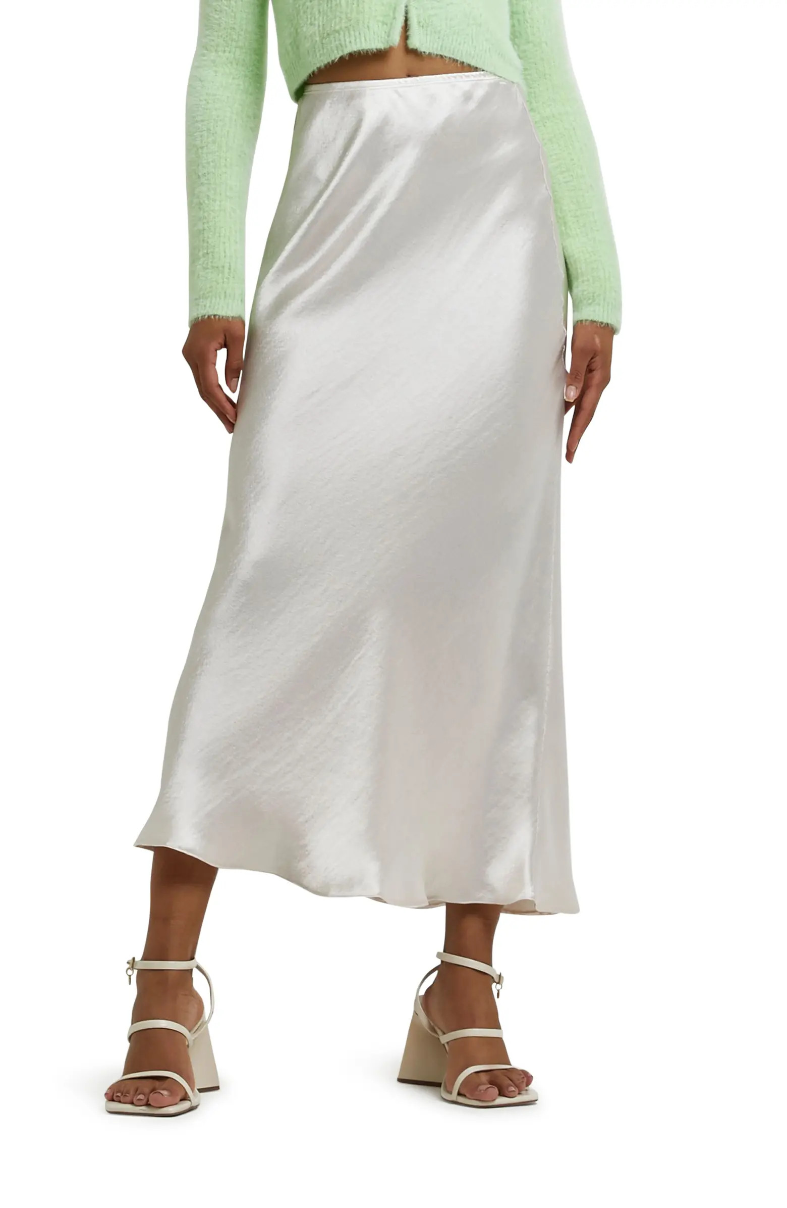 Satin Bias Midi Skirt | Nordstrom